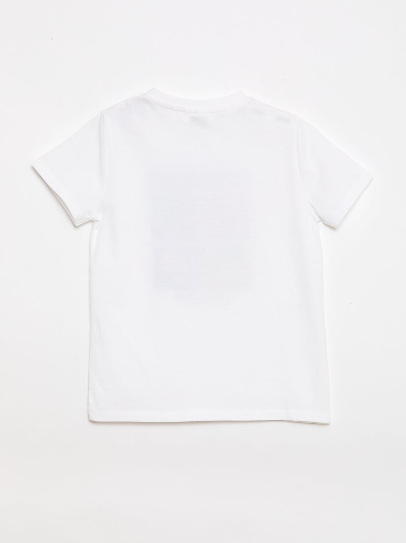 T-shirt 'Nintendo' 'Mario' - Coleção fácil de vestir Branco - Kiabi