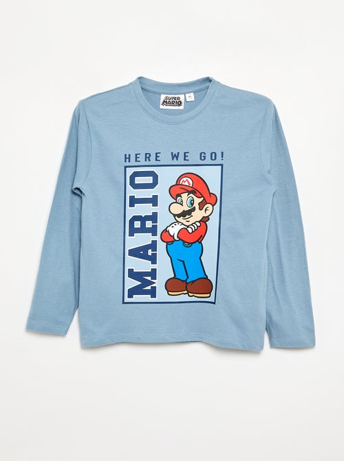 T-shirt \'Nintendo\' \'Mario\' de manga comprida - Kiabi