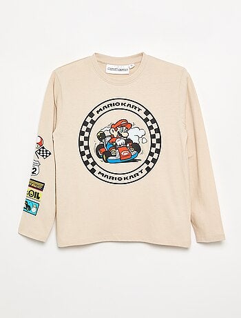 T-shirt \'Nintendo\' \'Mario\' de manga comprida