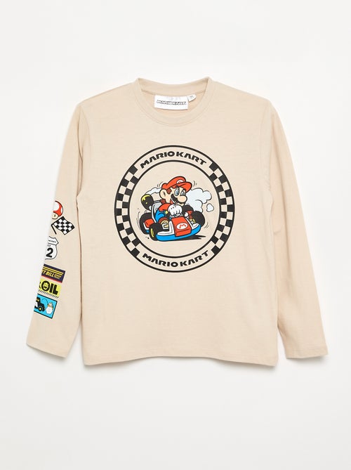 T-shirt \'Nintendo\' \'Mario\' de manga comprida - Kiabi T-shirt \'Nintendo\' \'Mario\' de manga comprida - Kiabi