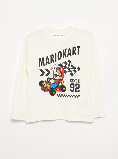 T-shirt \'Nintendo\' \'Mario\' de manga comprida - Kiabi T-shirt \'Nintendo\' \'Mario\' de manga comprida - Kiabi