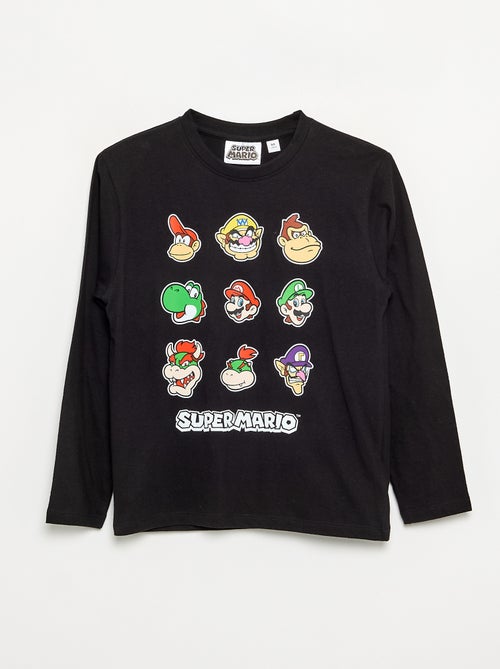 T-shirt \'Nintendo\' \'Mario\' de manga comprida - Kiabi