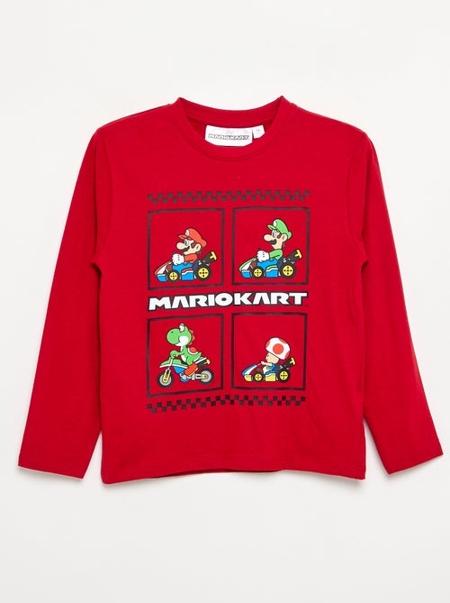 T-shirt \'Nintendo\' \'Mario\' de manga comprida - Kiabi T-shirt \'Nintendo\' \'Mario\' de manga comprida - Kiabi