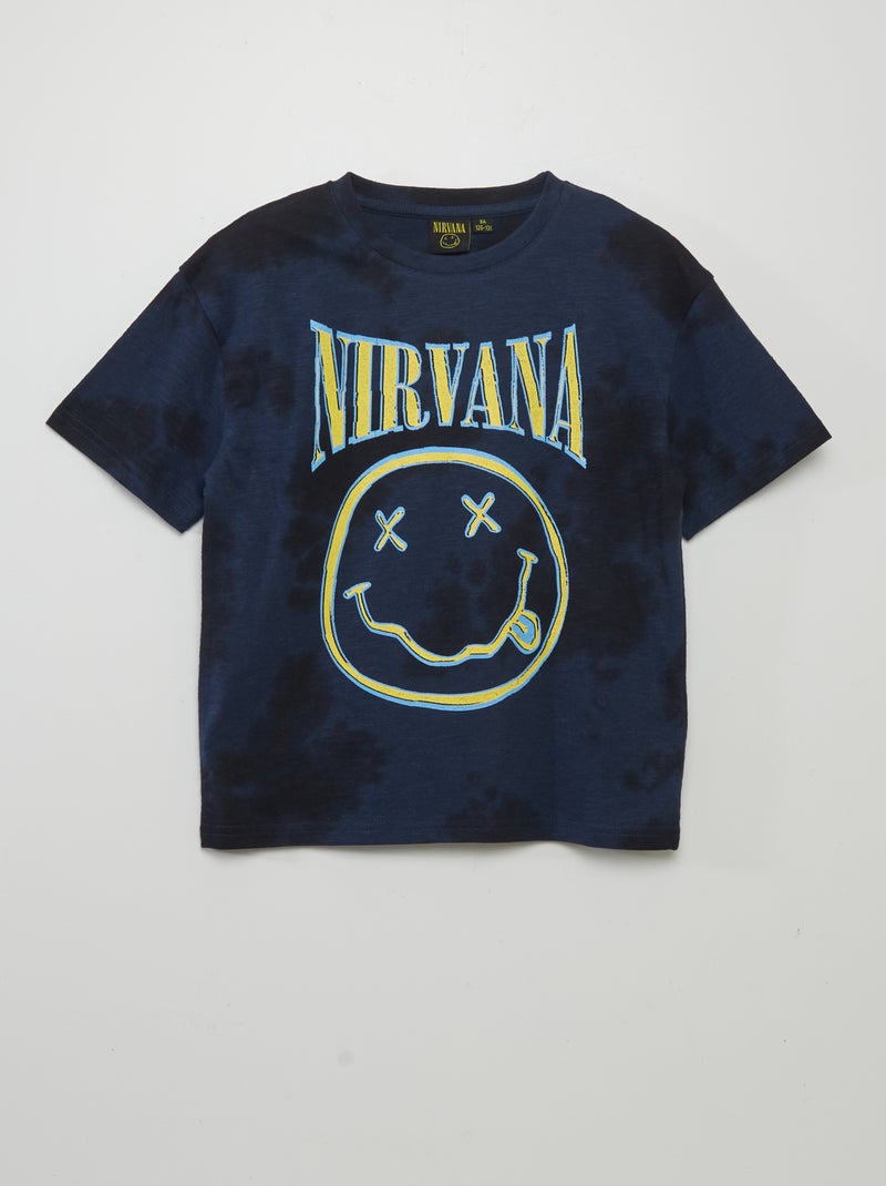 T-shirt 'Nirvana' AZUL - Kiabi