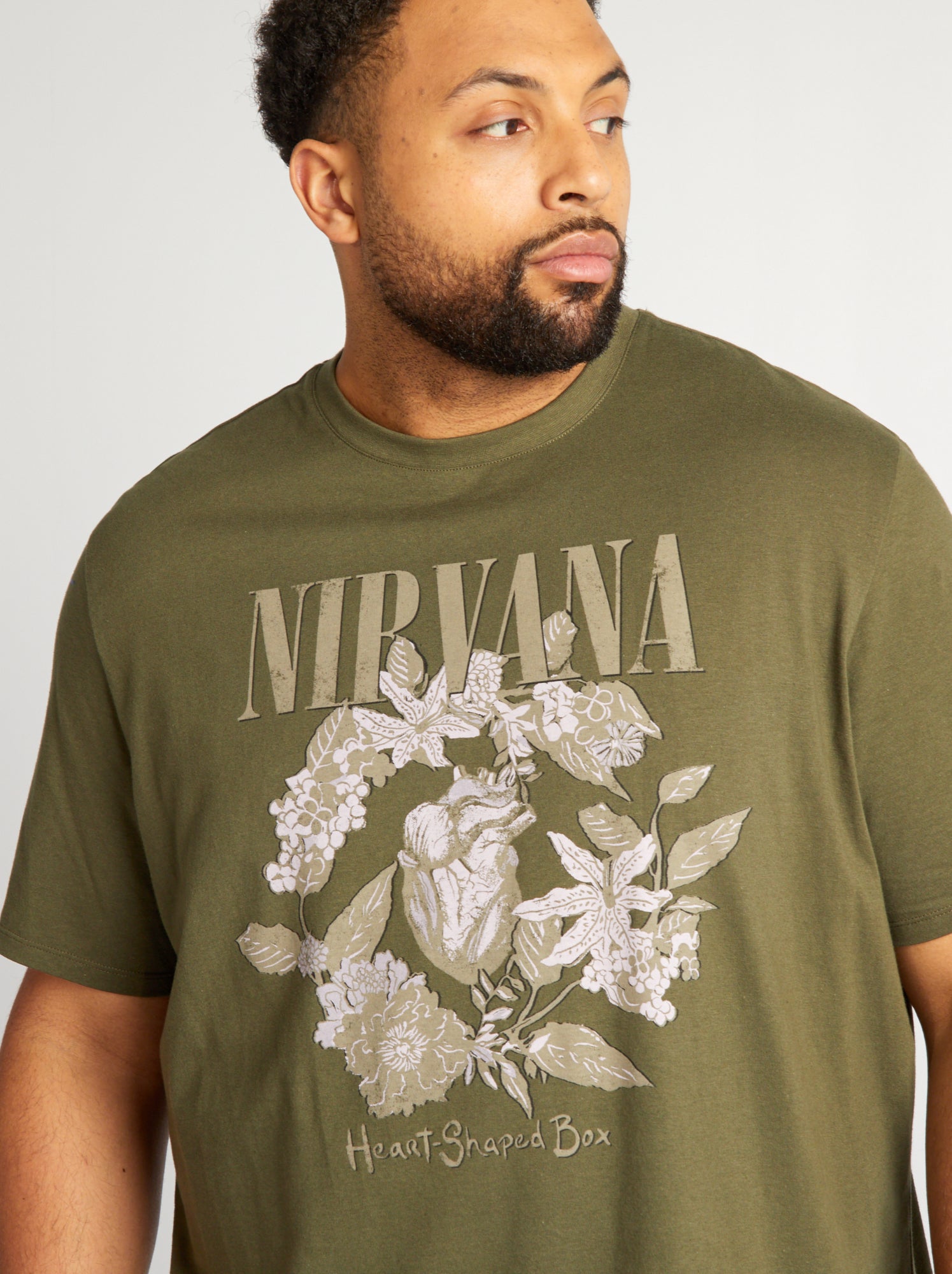 Fashion tee shirt nirvana kiabi