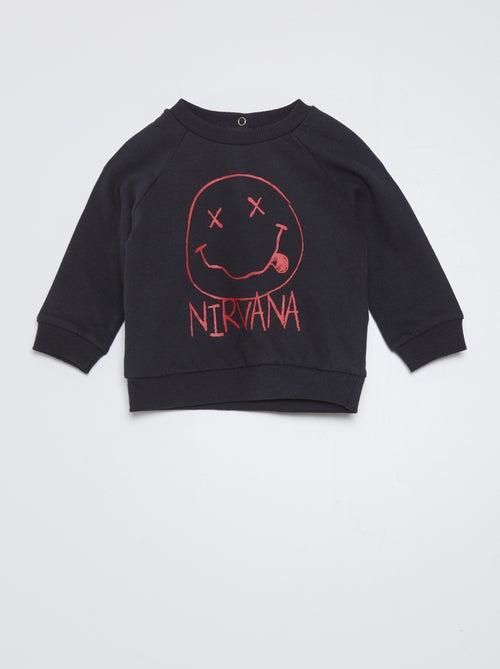 T-shirt 'Nirvana' de manga comprida - Kiabi