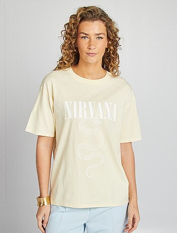 T-shirt 'Nirvana' de manga curta