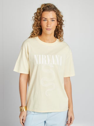 T-shirt 'Nirvana' de manga curta
