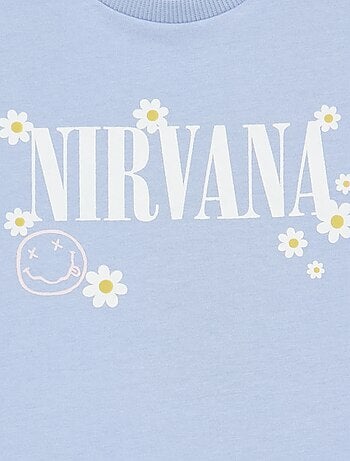 T-shirt "Nirvana" de manga curta