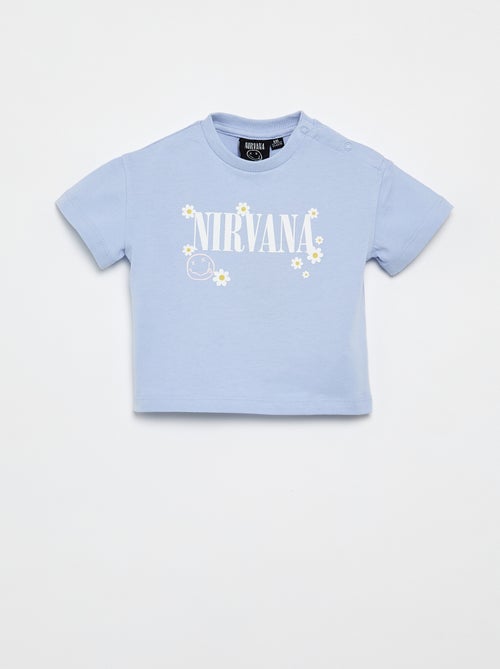 T-shirt "Nirvana" de manga curta - Kiabi T-shirt "Nirvana" de manga curta - Kiabi