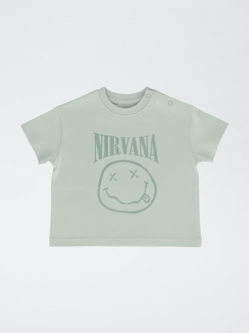 T-shirt 'Nirvana' de manga curta - Kiabi