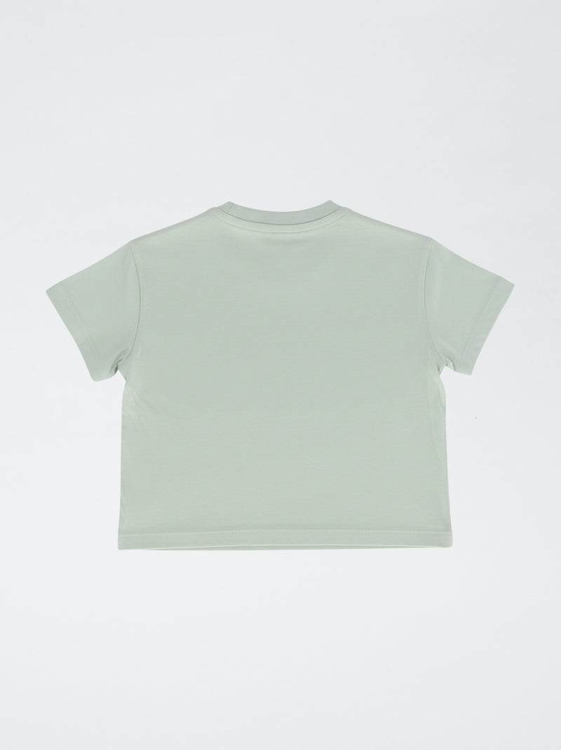 T-shirt 'Nirvana' de manga curta Verde - Kiabi