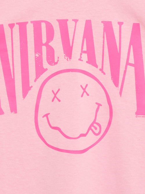T-shirt 'Nirvana' de mangas curtas - Kiabi