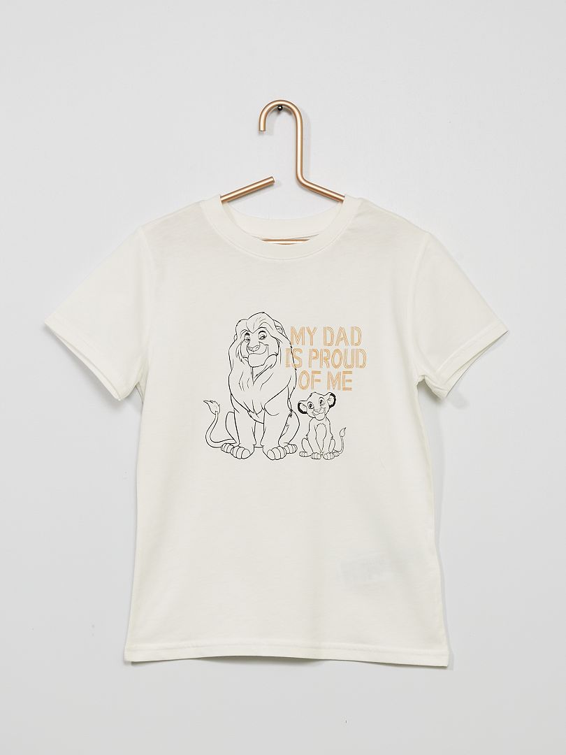 T-shirt 'O Rei Leão' da 'Disney' BRANCO - Kiabi