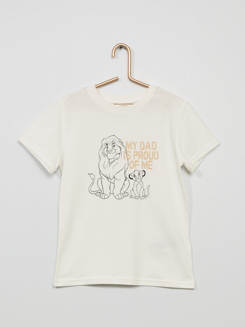 T-shirt 'O Rei Leão' da 'Disney' BRANCO - Kiabi