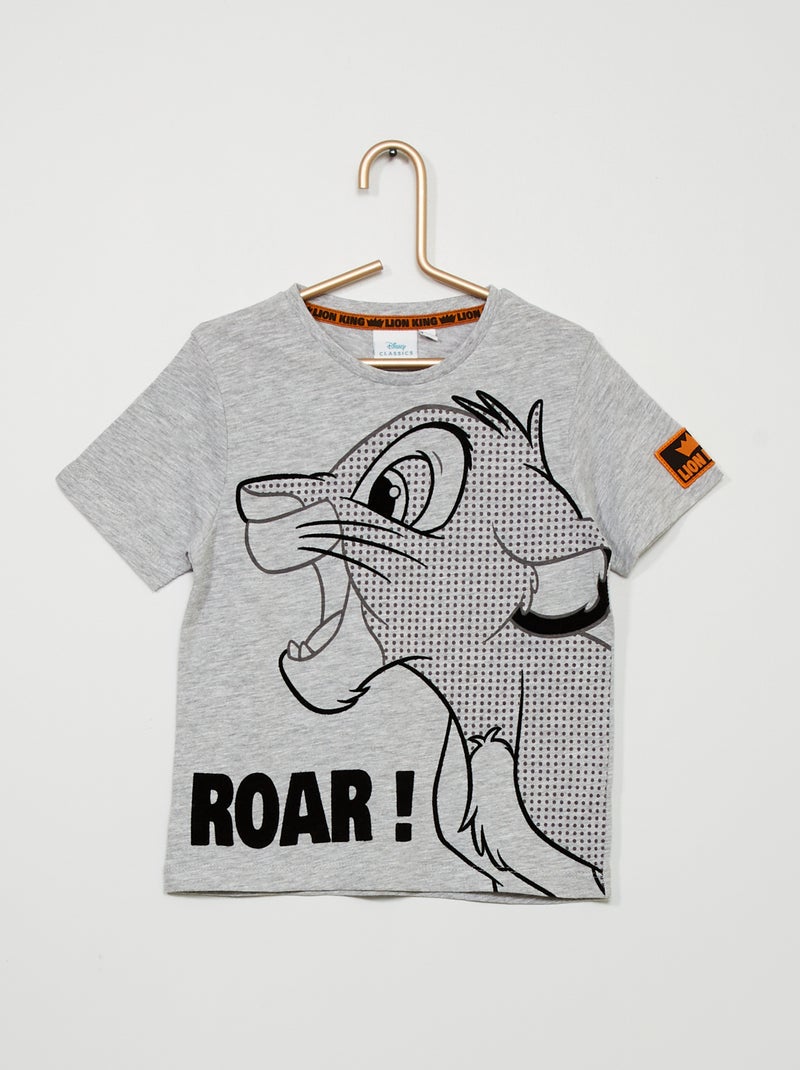T-shirt 'O Rei Leão' da 'Disney' Cinza - Kiabi