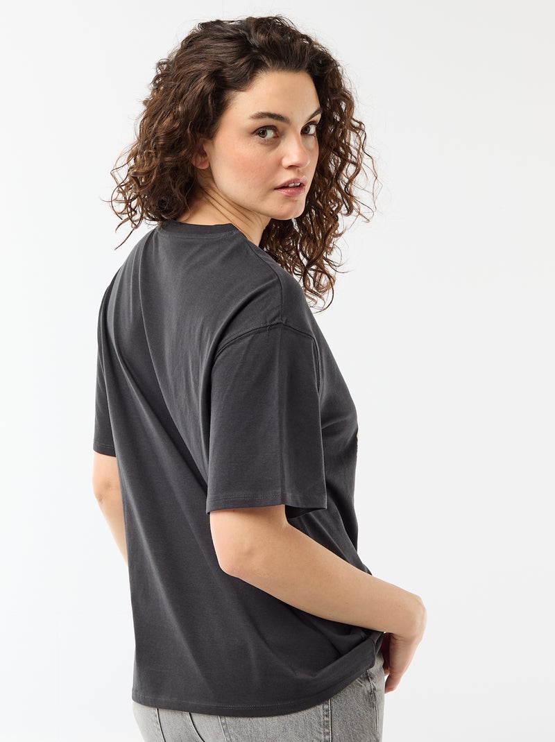T-shirt "Olivia Rodrigo" de manga curta Preto - Kiabi