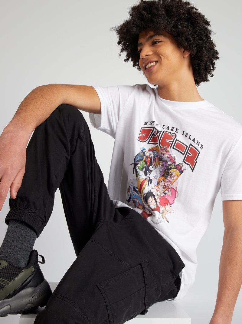 T-shirt 'One Piece' BRANCO - Kiabi