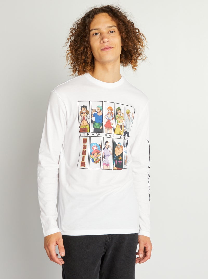 T-shirt 'One Piece' BRANCO - Kiabi