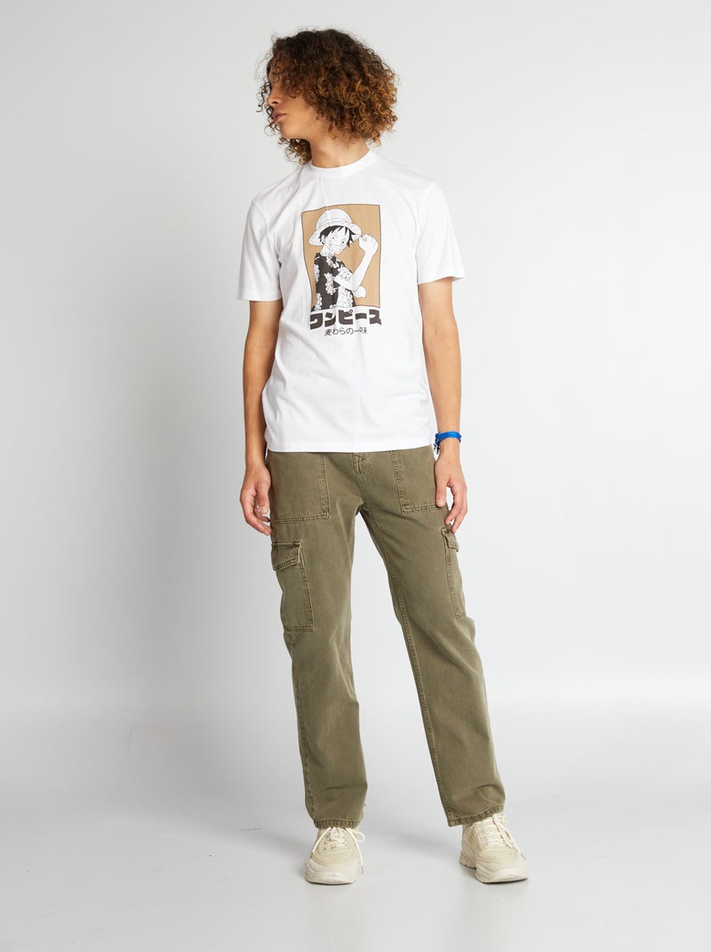 T-shirt 'One Piece' BRANCO - Kiabi