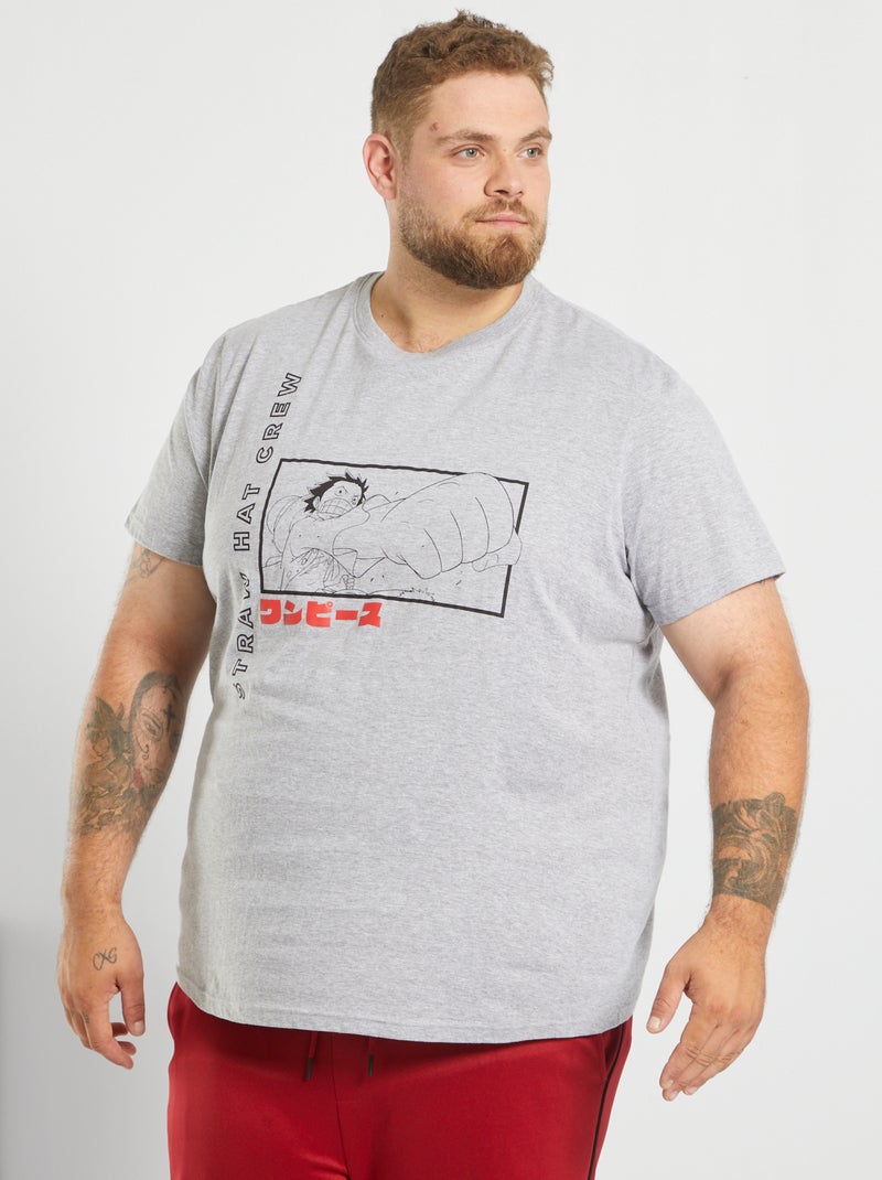 T-shirt 'One Piece' Branco - Kiabi