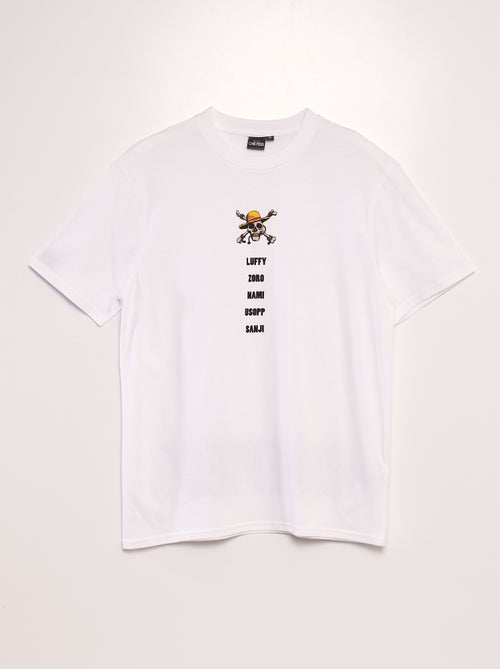 T-shirt 'One Piece' de gola redonda - Kiabi
