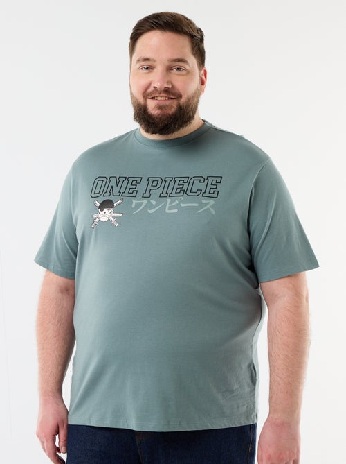 T-shirt 'One Piece' de manga curta - Kiabi