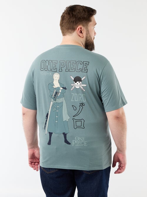 T-shirt 'One Piece' de manga curta - Kiabi