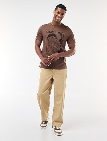 T-shirt 'One Piece' de manga curta