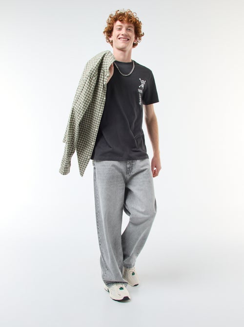 T-shirt 'One piece' em algodão - Kiabi