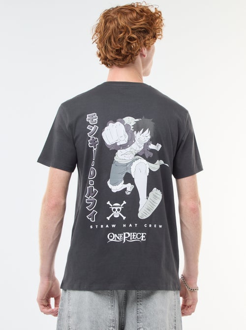 T-shirt 'One piece' em algodão - Kiabi