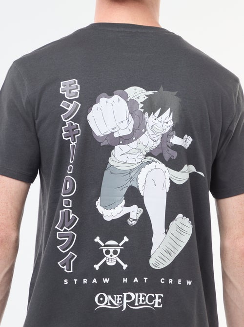 T-shirt 'One piece' em algodão - Kiabi