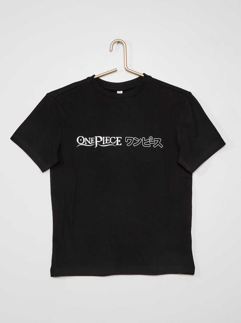 T-shirt 'One Piece' em jersey Preto - Kiabi