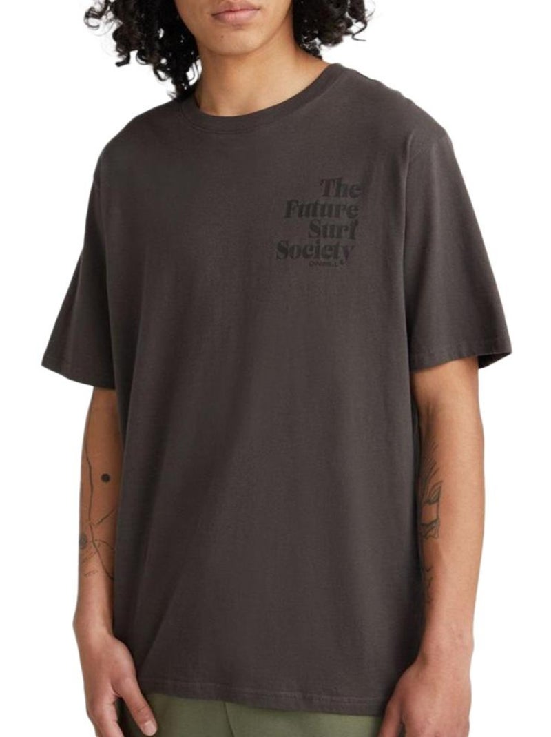 T-Shirt O'Neill Future Surf Society Cinzenta para Homem Cinza-prateado - Kiabi