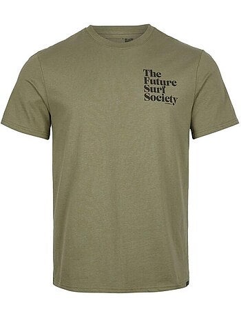 T-shirt o'neill future surf society verde para homem