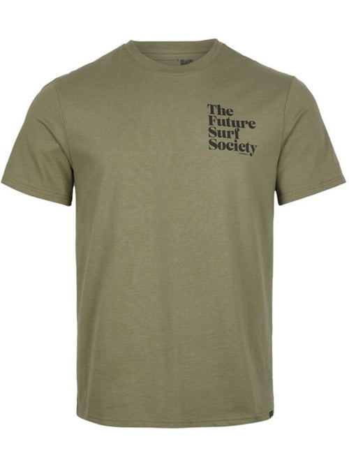 T-Shirt O'Neill Future Surf Society para Homem Caqui - Kiabi T-Shirt O'Neill Future Surf Society para Homem Caqui - Kiabi
