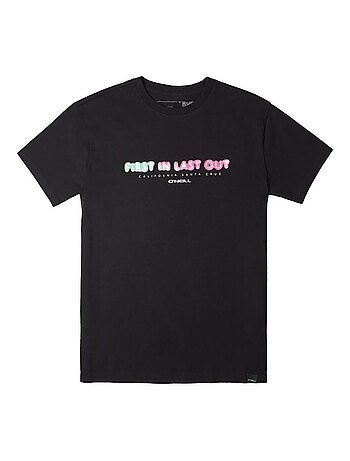 T-shirt O'Neill Neon para Rapaz Preto