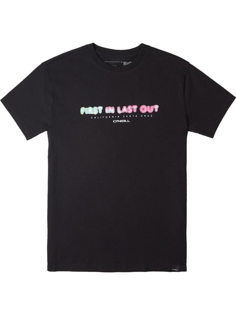 T-shirt O'Neill Neon para Rapaz Preto Preto - Kiabi