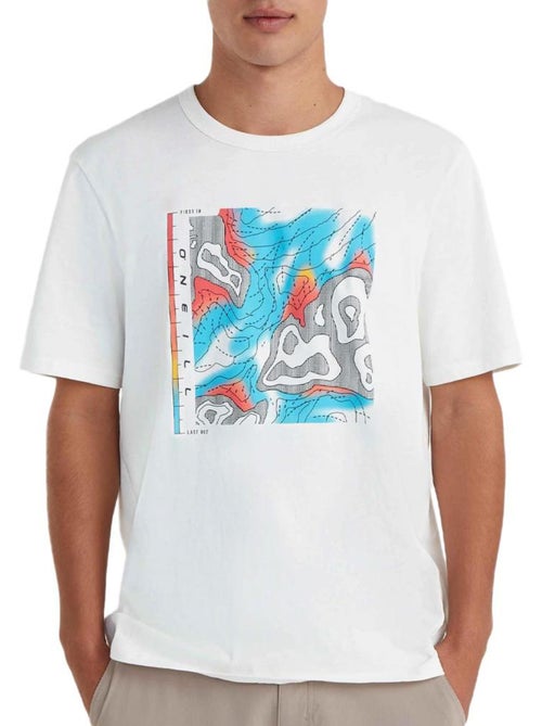 T-Shirt O'Neill Polygiene Branco para Homem - Kiabi