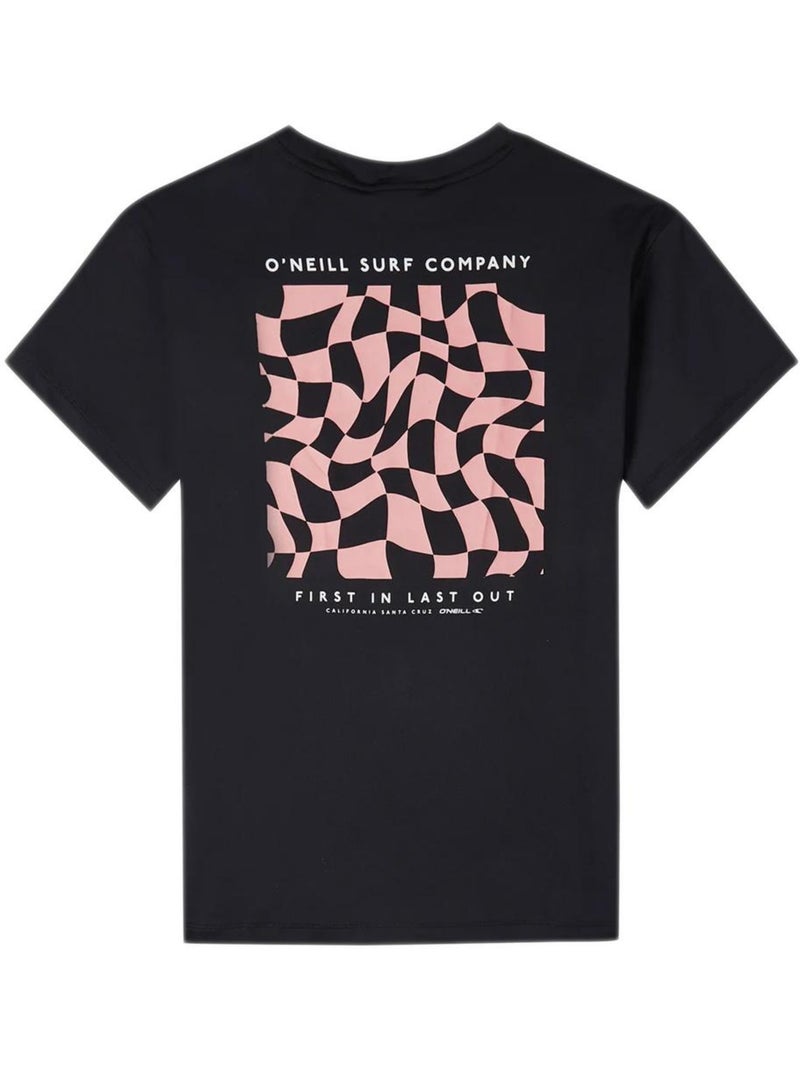 T-shirt O'Neill Rutile para Rapaz Preto Preto - Kiabi