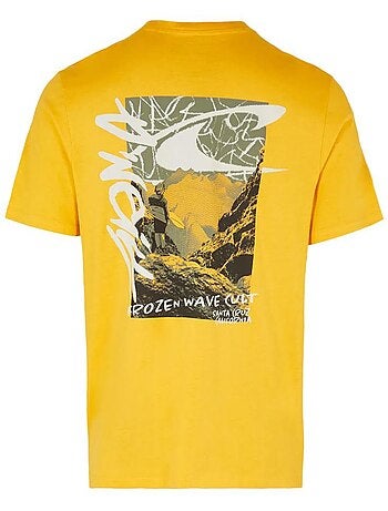 T-Shirt O'Neill Wave Cult Amarelo para Homem