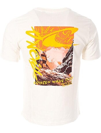 T-shirt o'neill wave cult bege para homem