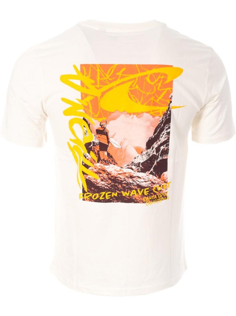 T-shirt o'neill wave cult bege para homem Bege - Kiabi