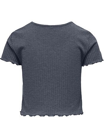 T-shirt Only Nella para Menina Cinzento Escuro