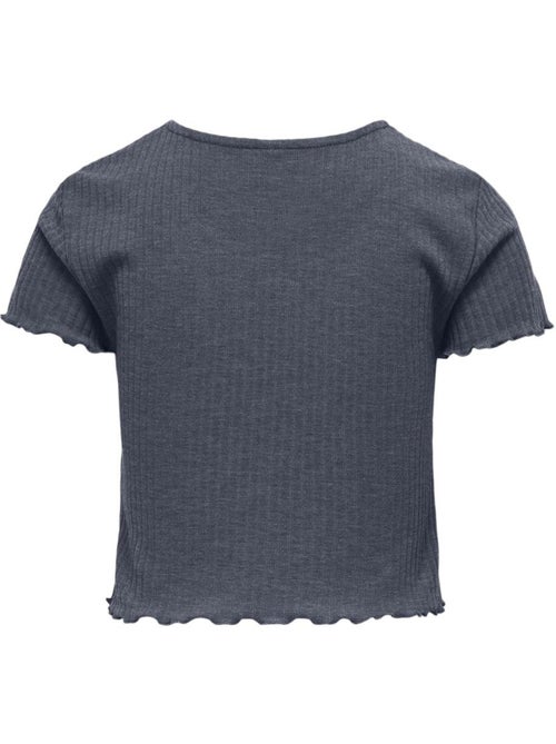 T-shirt Only Nella para Menina Cinzento Escuro - Kiabi