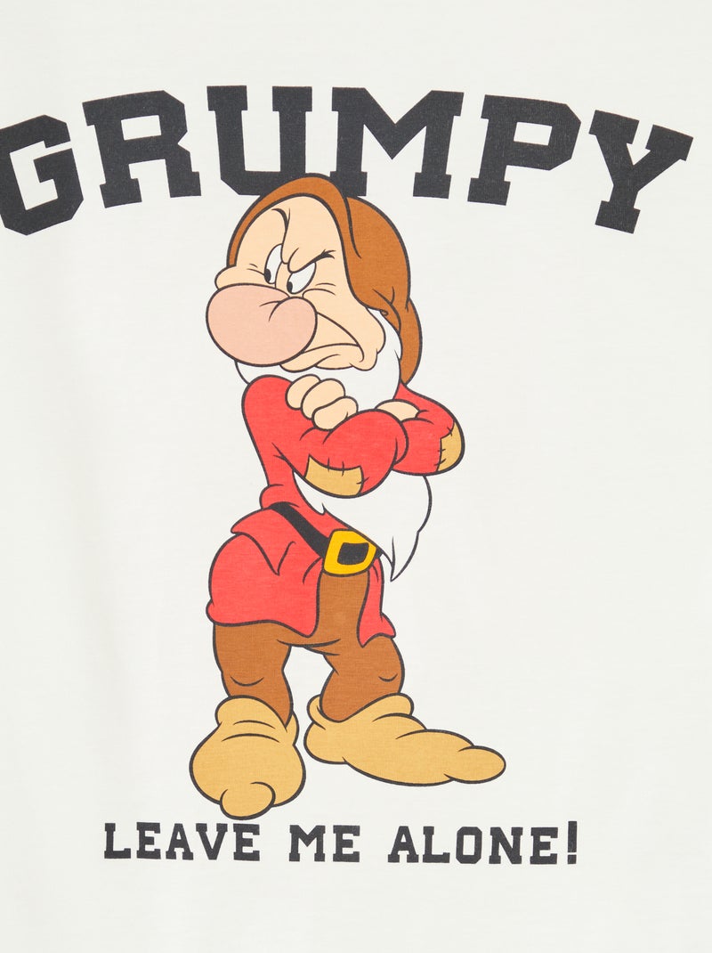 T-shirt 'Os 7 Anões' 'Disney' BRANCO - Kiabi
