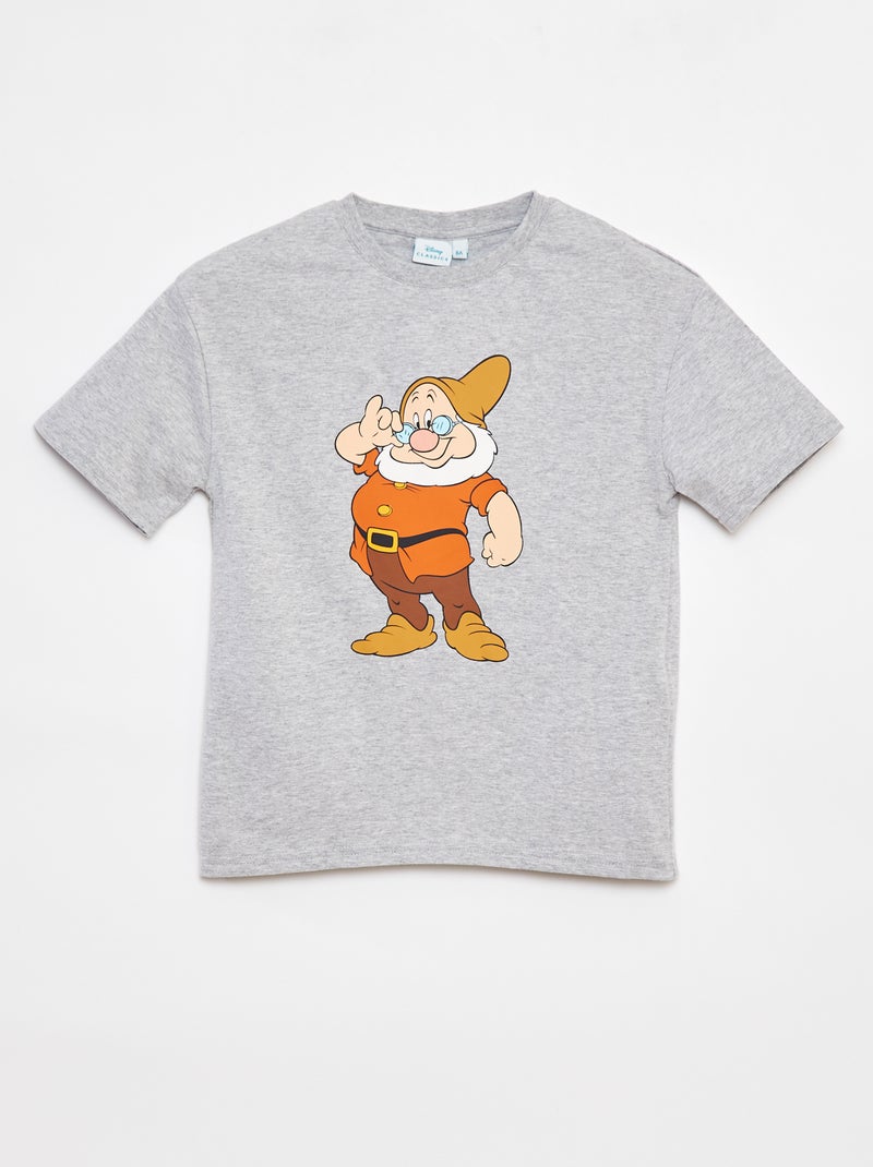 T-shirt 'Os 7 Anões' 'Disney' CINZA - Kiabi