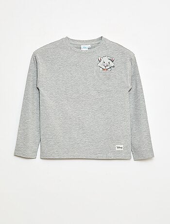 T-shirt 'Os Aristogatos' 'Disney' de mangas compridas