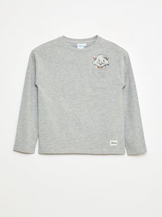 T-shirt 'Os Aristogatos' 'Disney' de mangas compridas