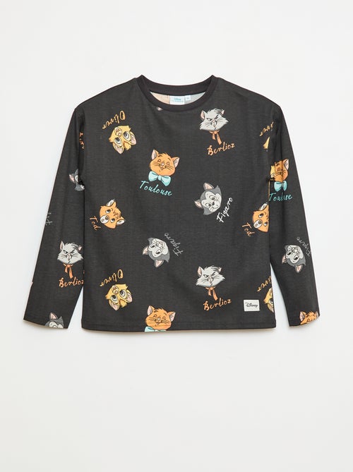 T-shirt 'Os Aristogatos' 'Disney' de mangas compridas - Kiabi